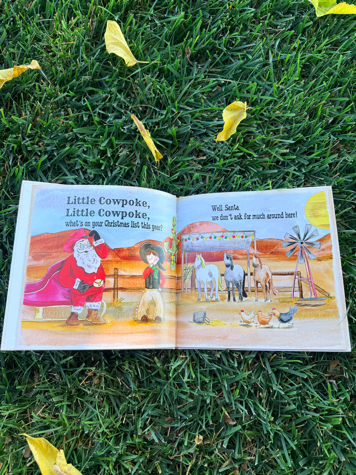 Hardcover: Little Cowpoke Christmas by Kelcie Martin