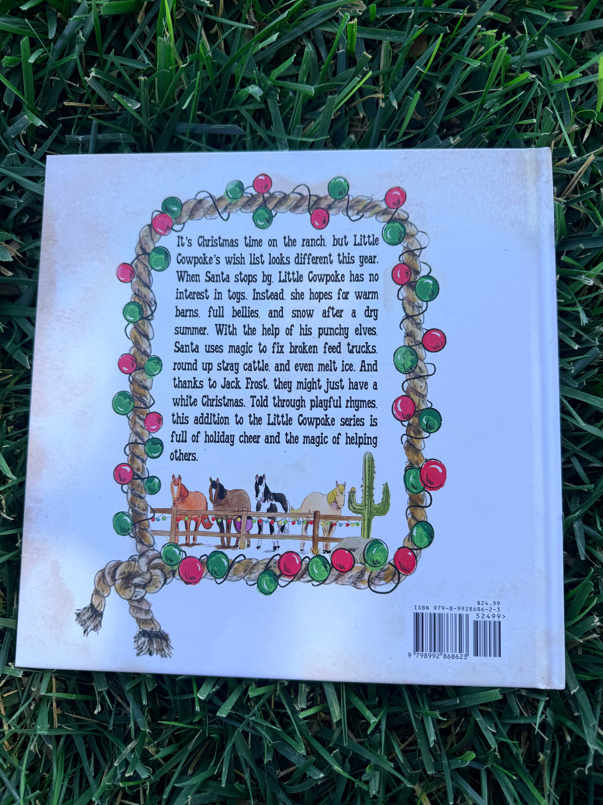 Hardcover: Little Cowpoke Christmas by Kelcie Martin