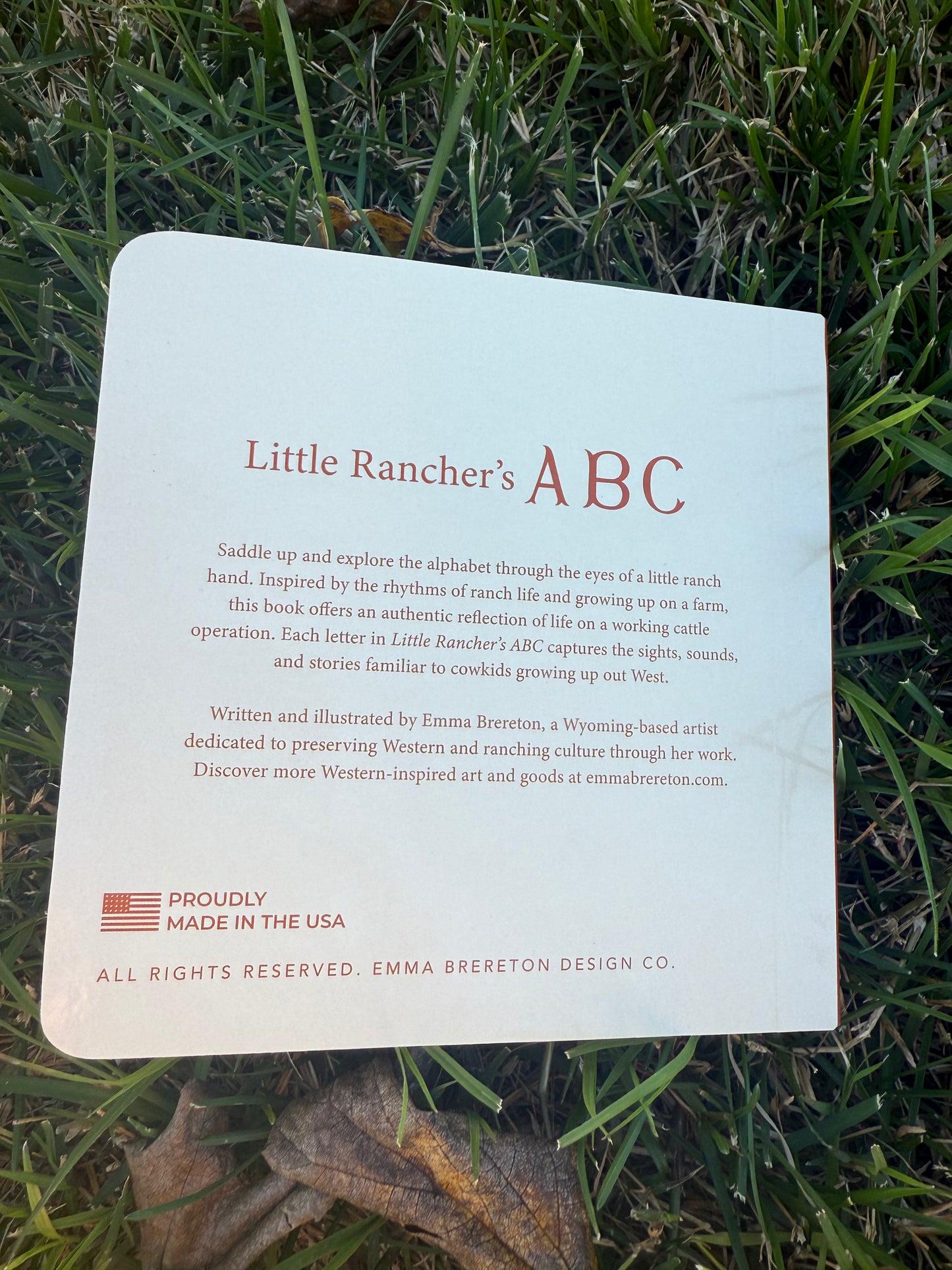 Little Rancher's ABC Board Book