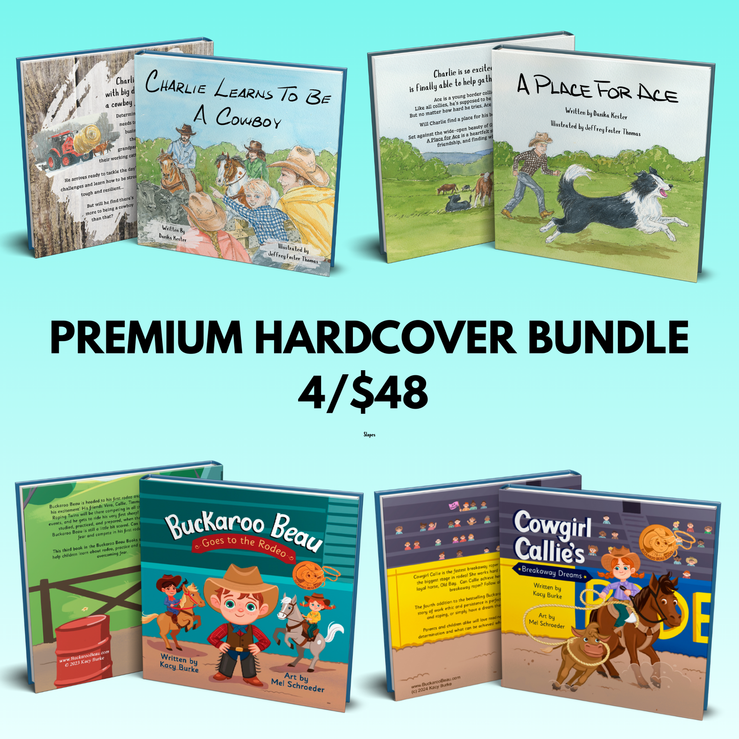 Premium Hardcover Bundle 4 for $48